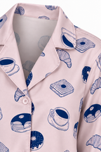 Elegant Breakfast Pajama Set