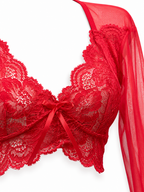 Lace Mesh Lingerie Set