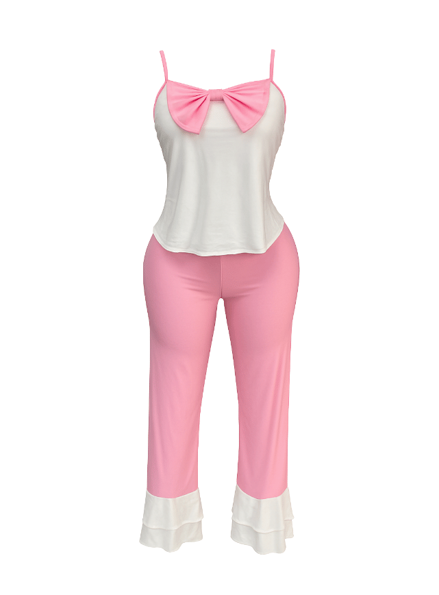 Pink Bow Pajamas