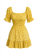 Floral Back Bow Dress