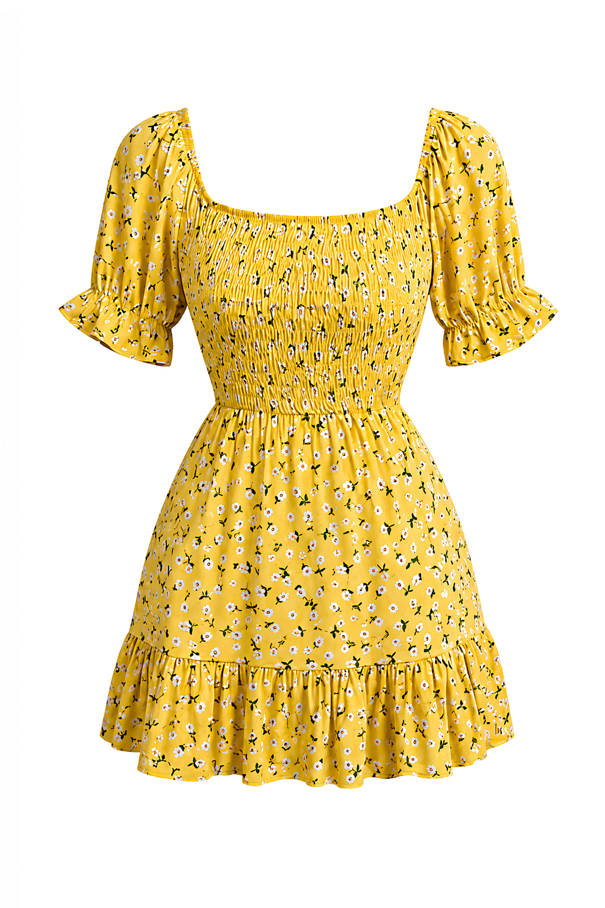 Floral Back Bow Dress