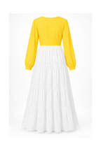 Long Dress with Front-Tie Bolero