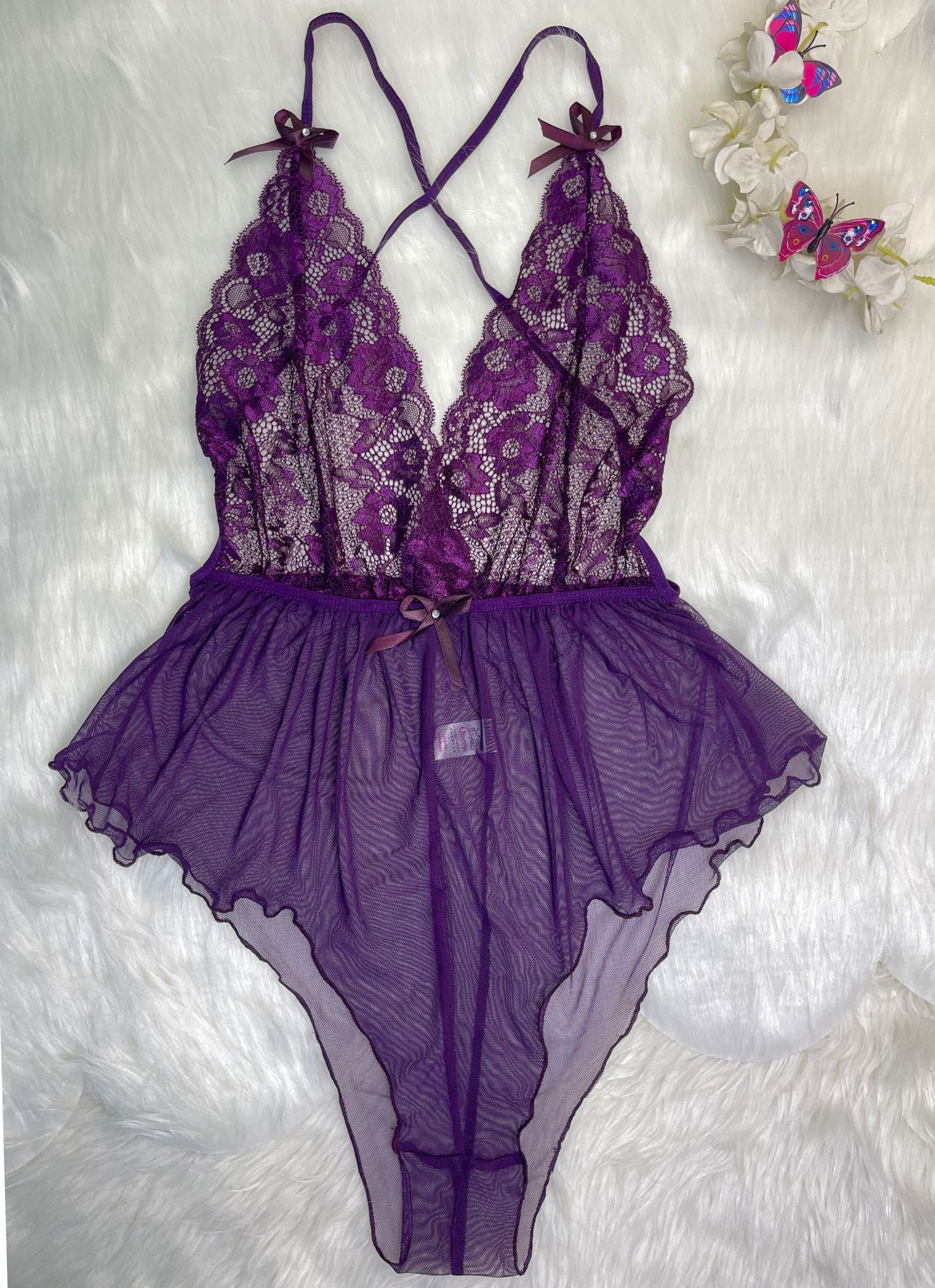 Sheer Lace Babydoll