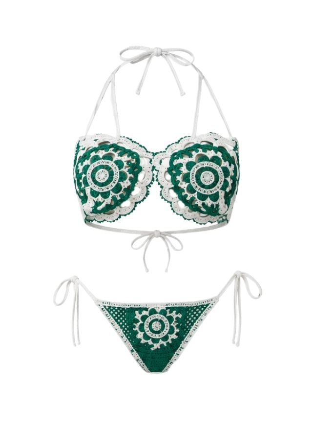 Handmade Summer Crochet Bra & Panty Set