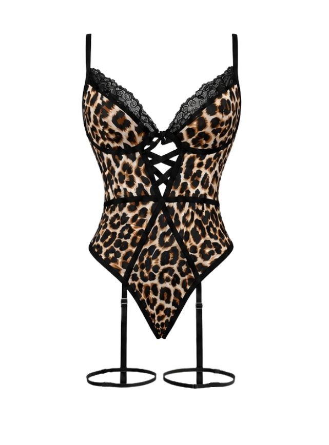 Tiger Print Robe Set