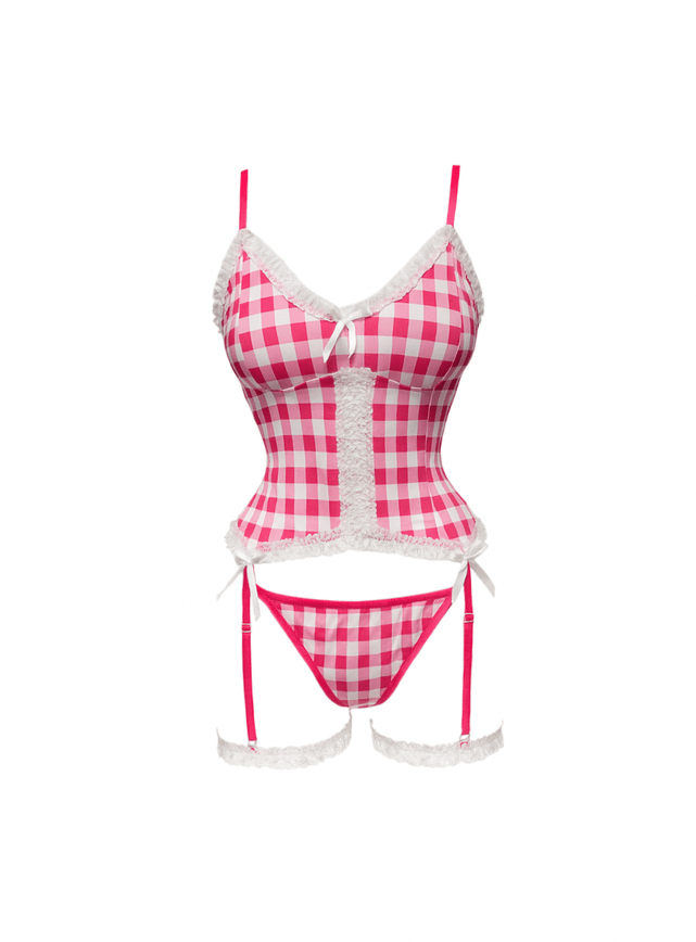 Gingham Romance Lingerie