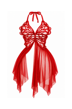 Sheer Butterfly-Cut Lingerie