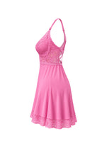 Lace Trim Short Lingerie