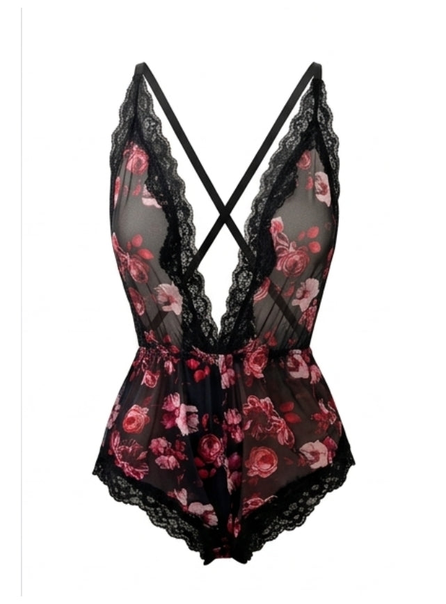 Sheer Lace Babydoll