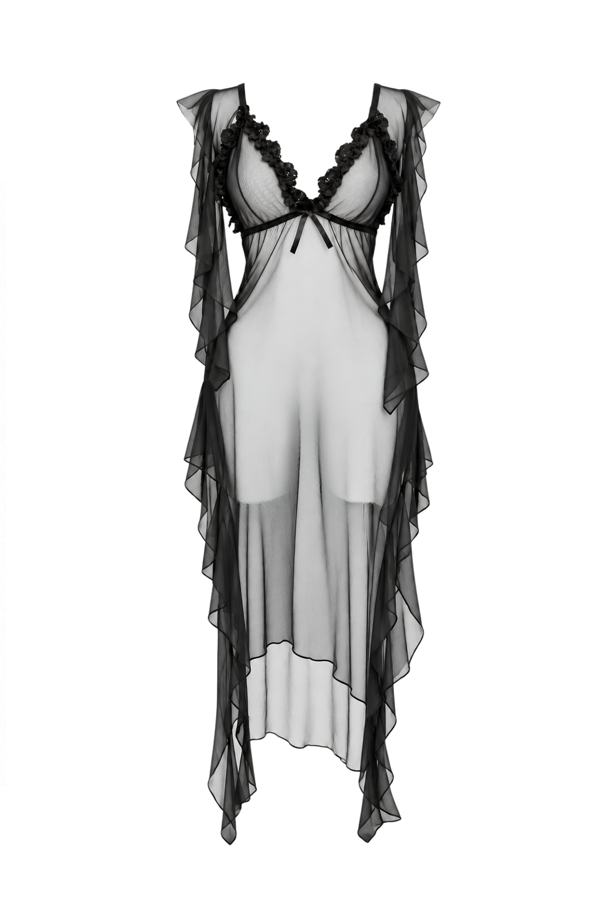 Long Sheer Lingerie