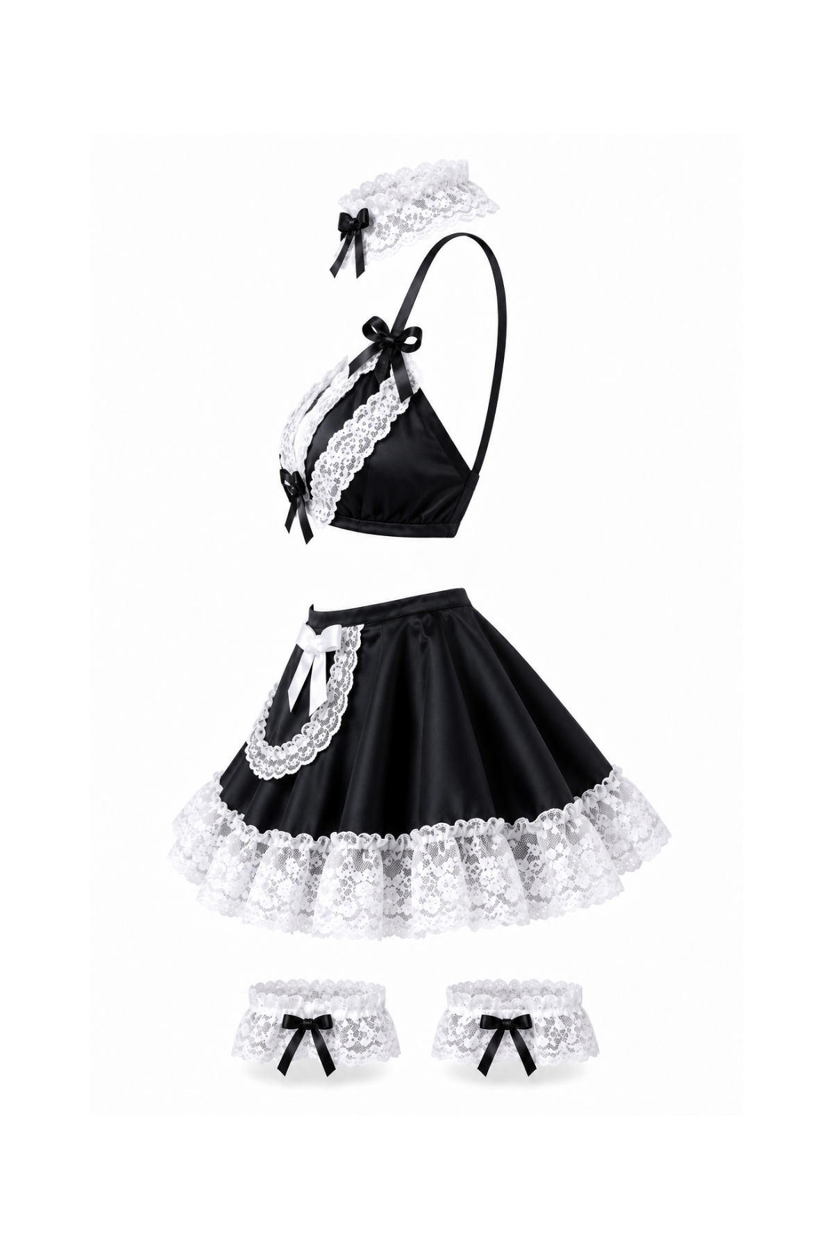 Lace-Trim Babydoll