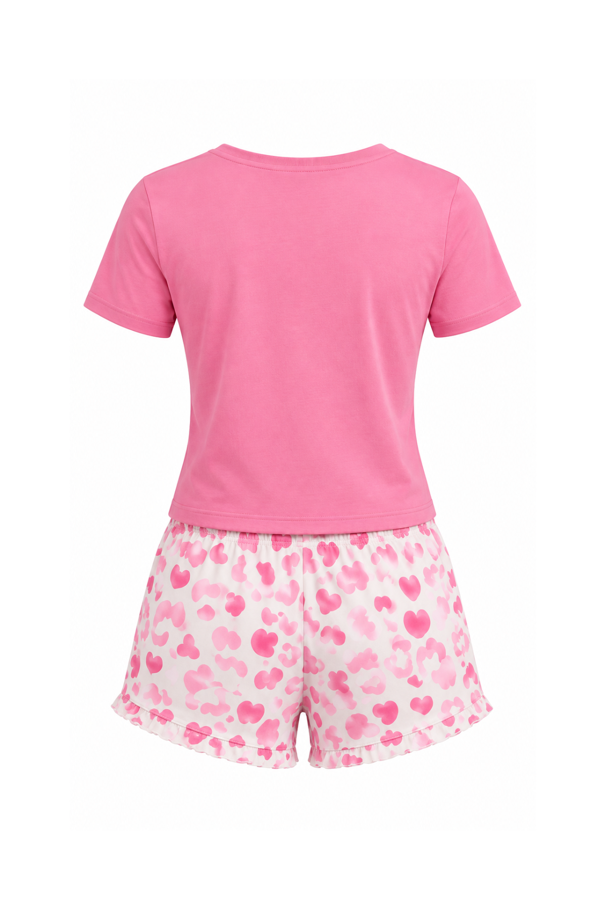 Hearts Print Pajama Set