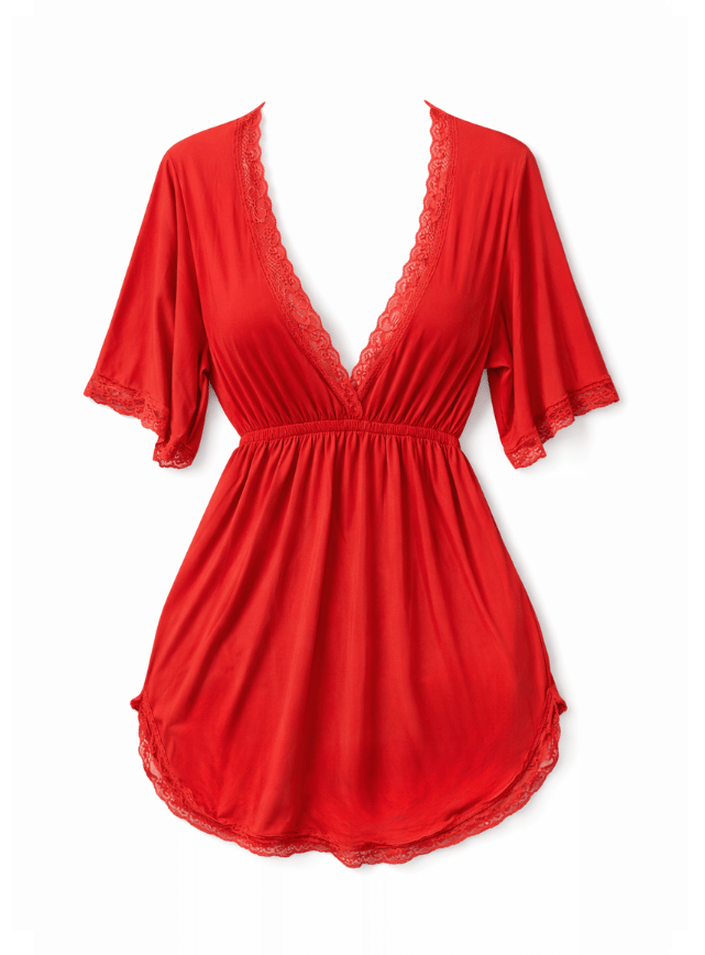 V Neck Nightdress