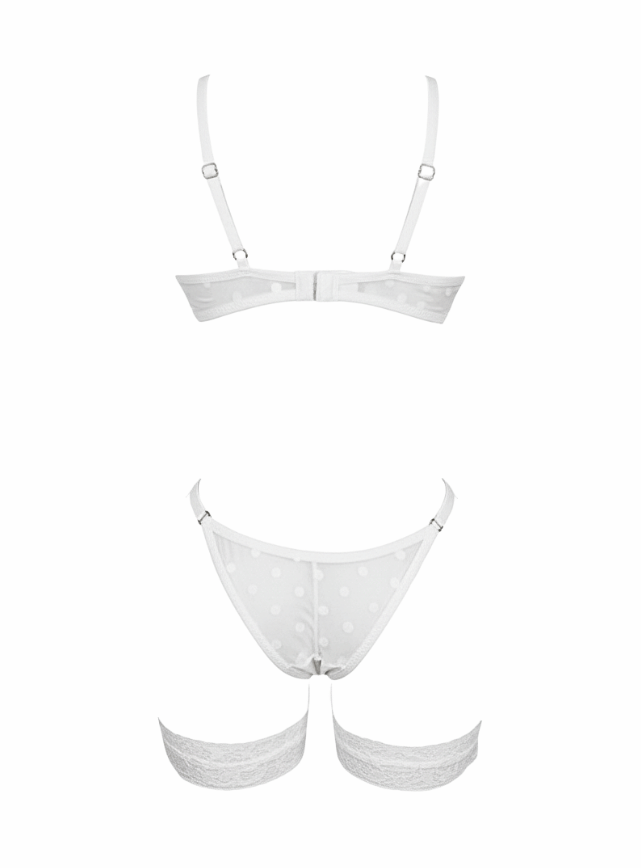 Fur Trim Sexy Babydoll