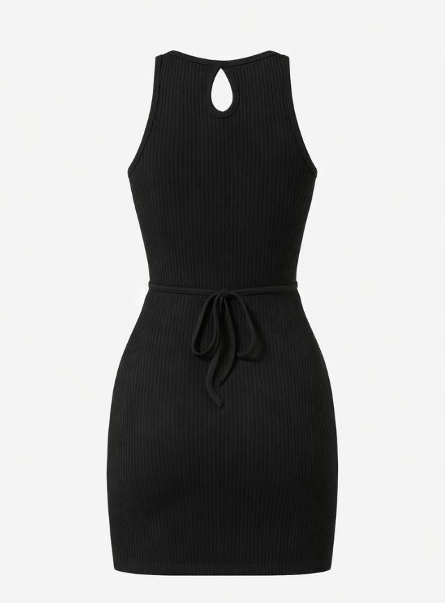Cutout Waist Dress