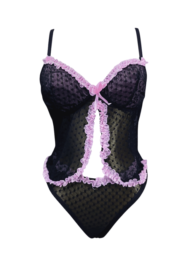 Two Piece Sheer Babydoll