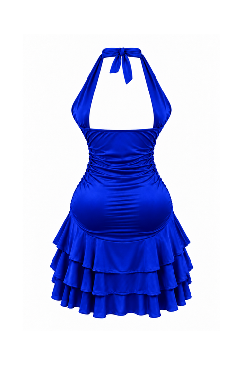 Dress with Open Neckline