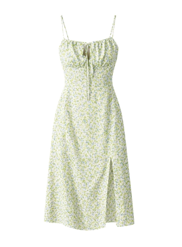 Floral Maxi Slit Dress