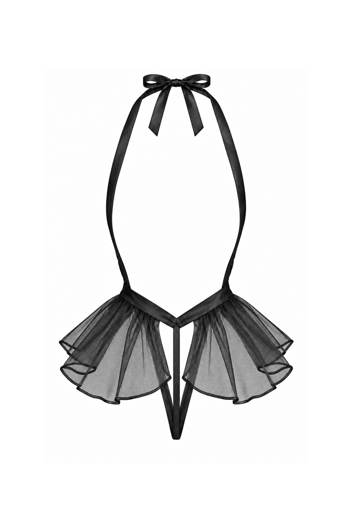 Open Babydoll with Bow Details