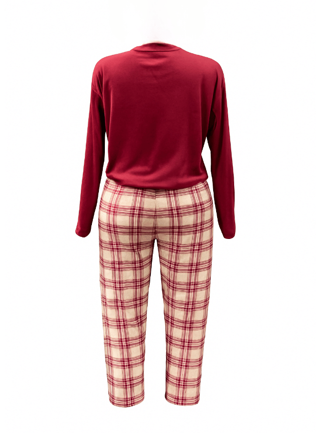 بيجامه شتوي قطعتين
