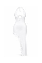 Dress with Open Neckline