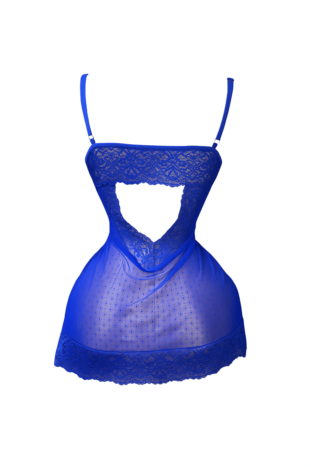 Sheer Backless Lingerie