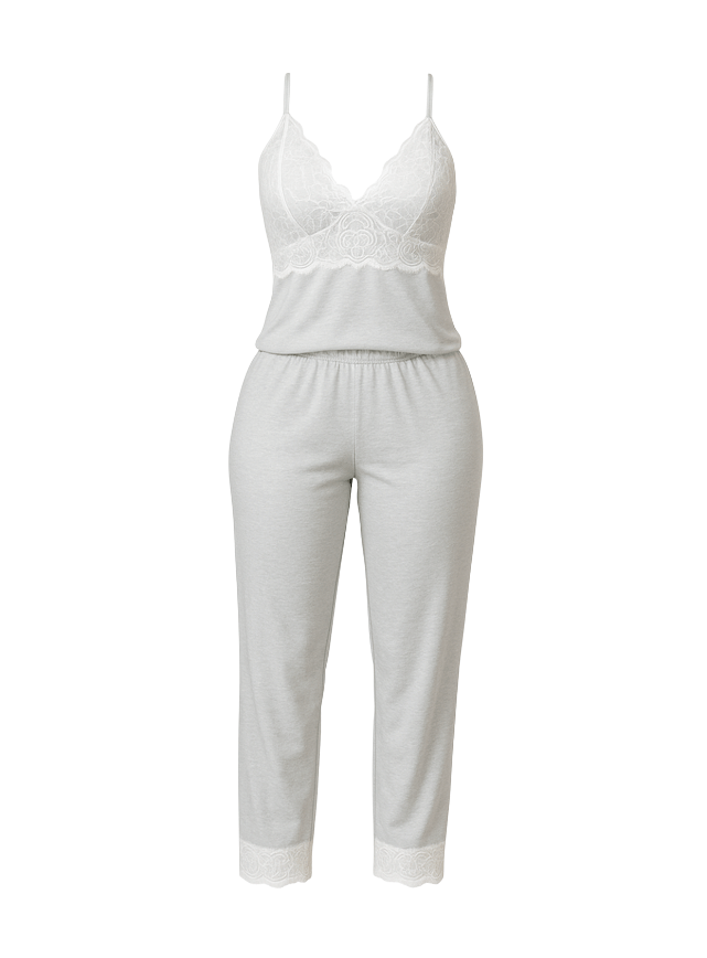 Cotton Lace Pajamas