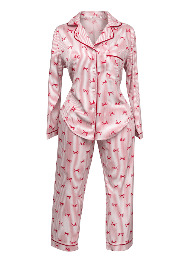 Satin Button Pajamas
