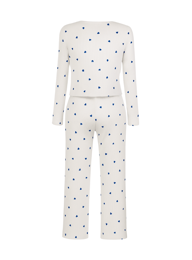 Heart Print Pajamas