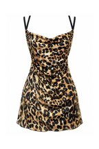 Tiger Print Dress with Butterfly Back Detail