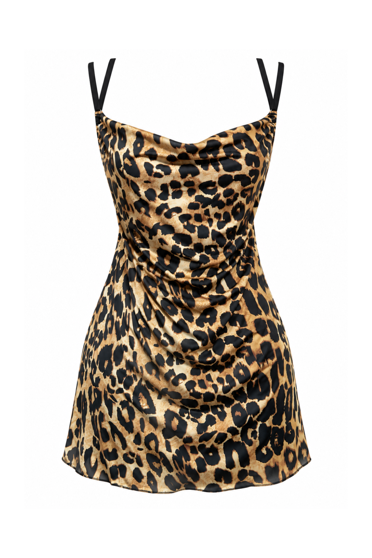 Tiger Print Dress with Butterfly Back Detail