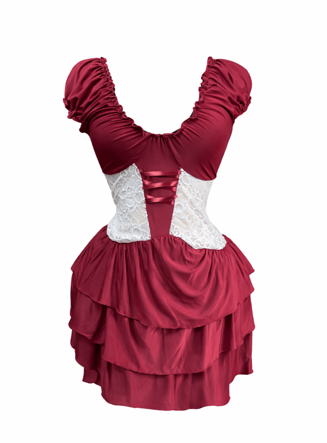 Dress with Lace Details