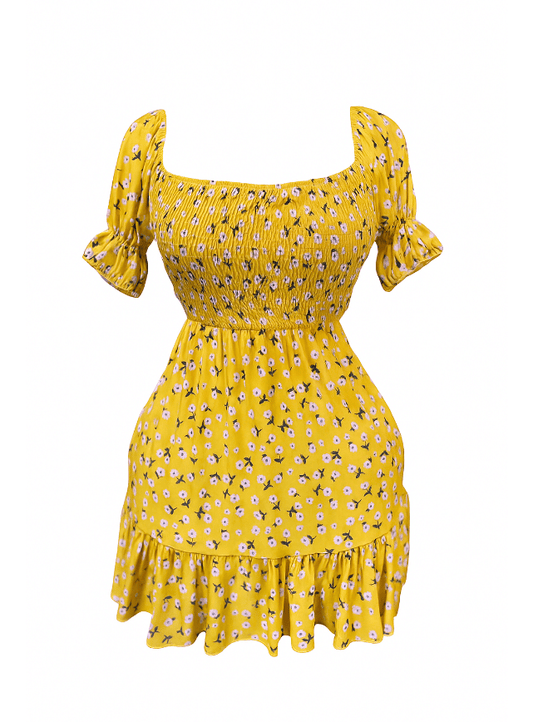 دريس قصير مزود بفيونكه من الضهر