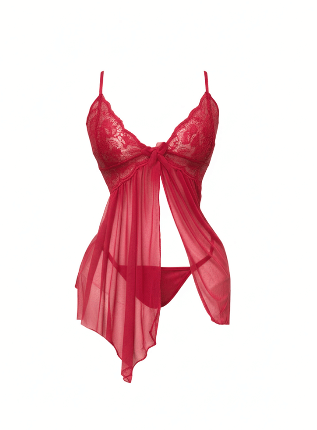 Open Front Lace Lingerie