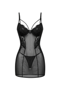 Sheer Lingerie with Open Back