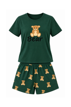 Teddy Bear Print Pajama Set