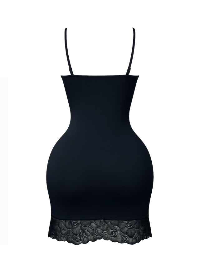 Lace spliced nightdress