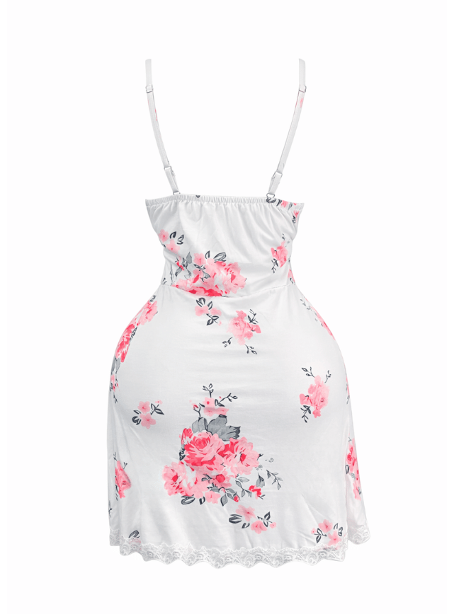 فستان قصير بقصه من الصدر