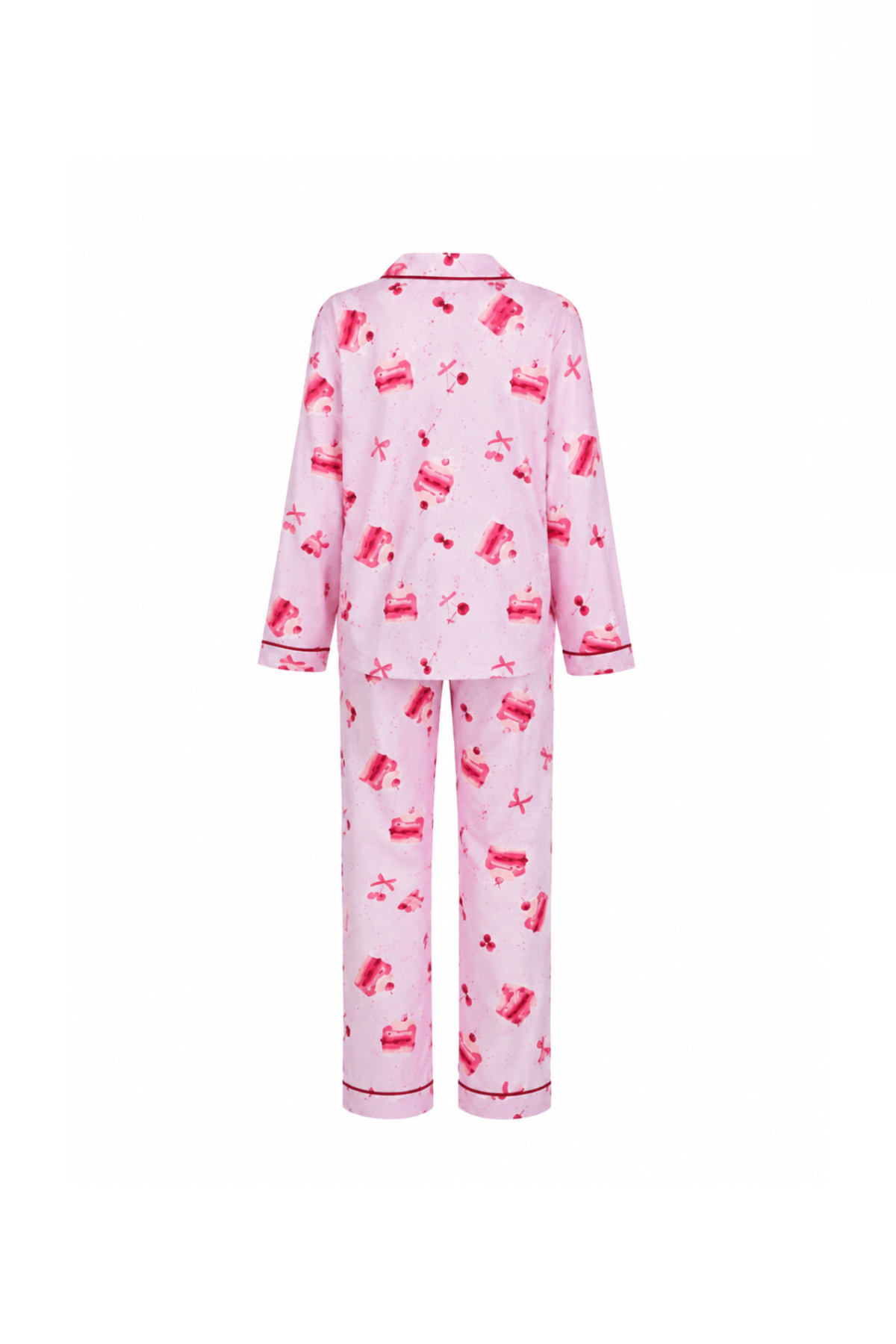 Classic Pink Cotton Pajama Set