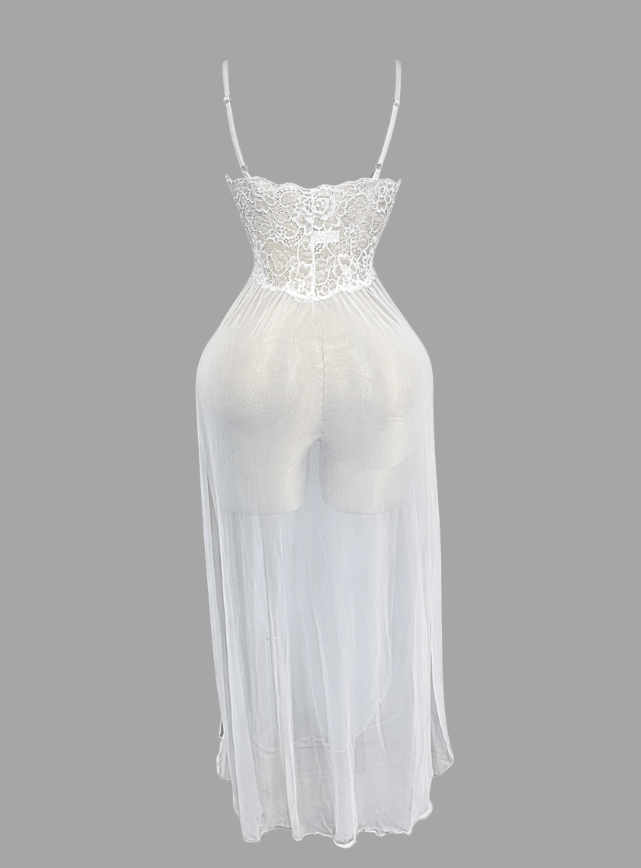 Lace Mesh Lingerie Set