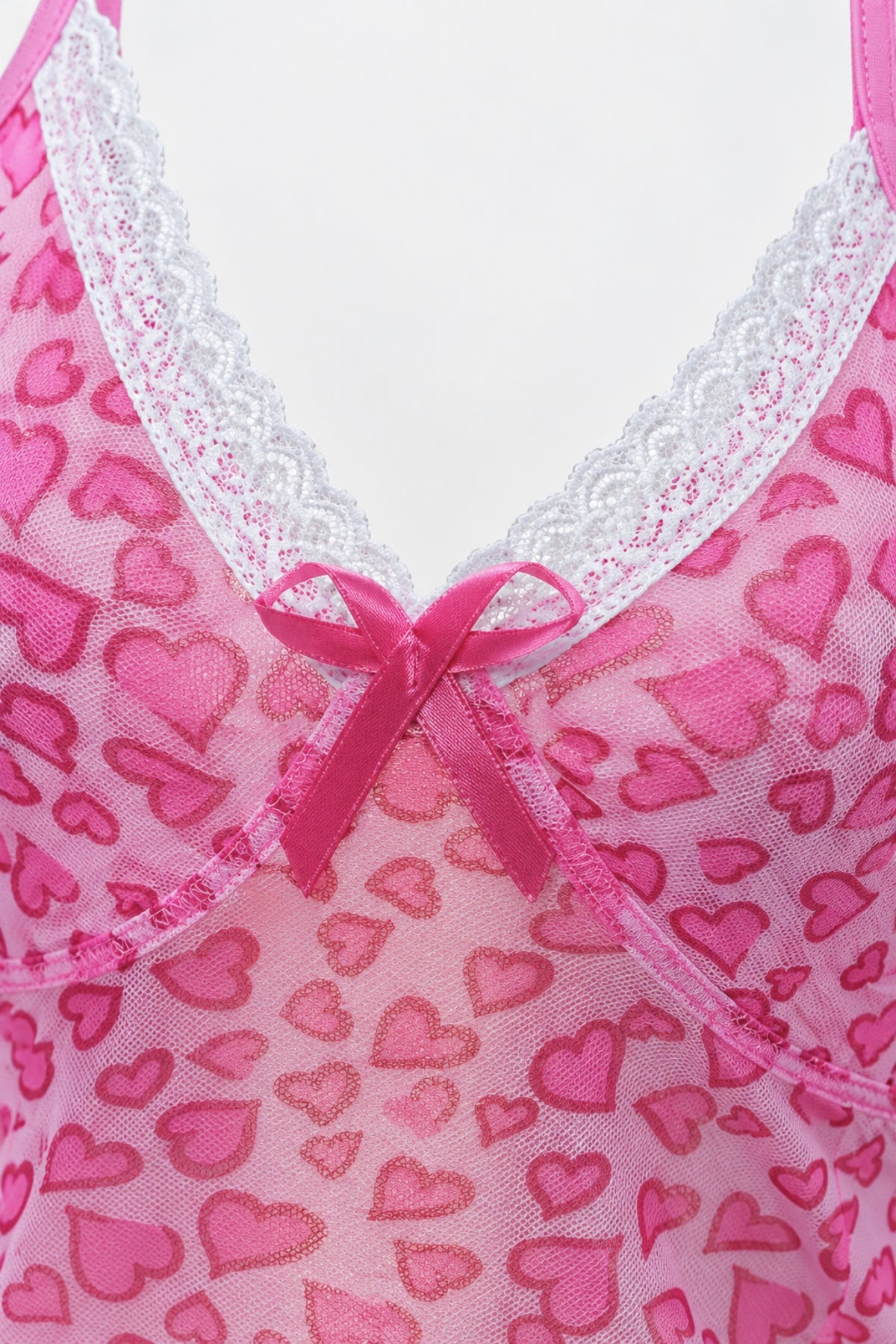 Pink Sheer Lingerie