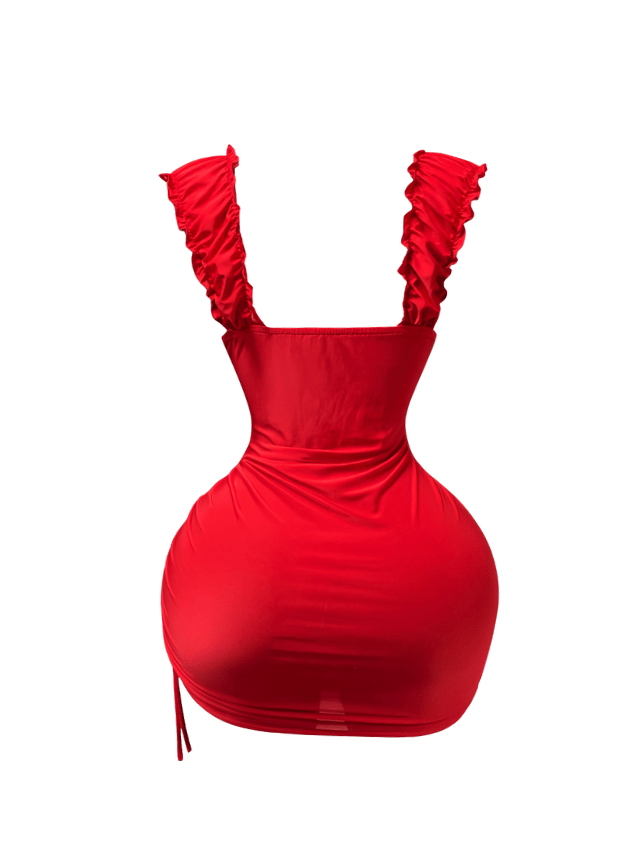 Side Drawstring Dress