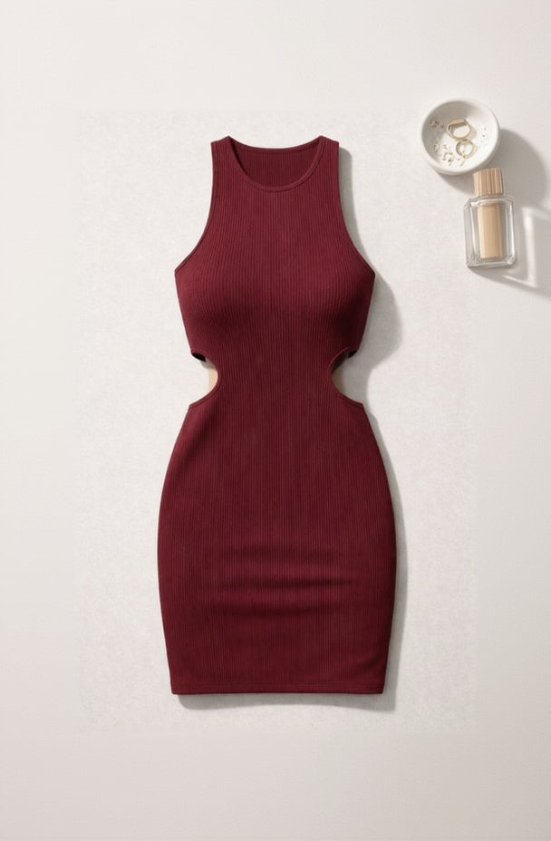 Open Back Bodycon Dress