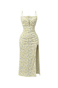 Floral Maxi Slit Dress
