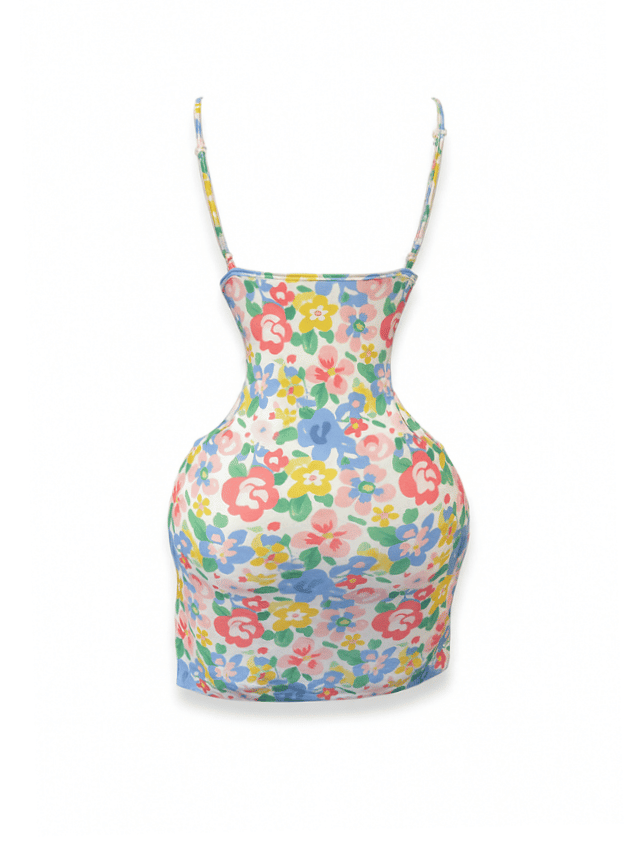 Floral Double Slit Dress