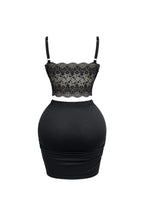 Rose Lace Top & Skirt