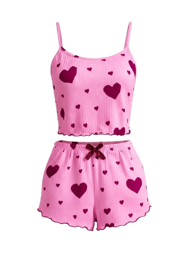 Heart Print Pajama