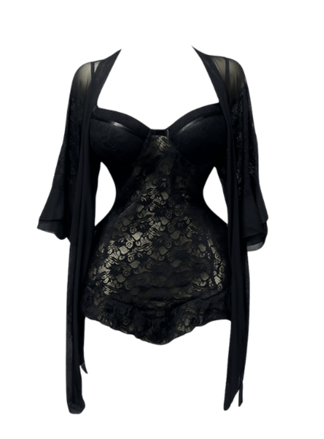 Lace Lingerie Robe