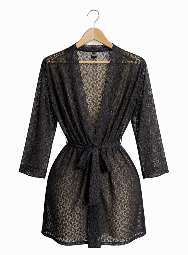 Sheer Lace Robe