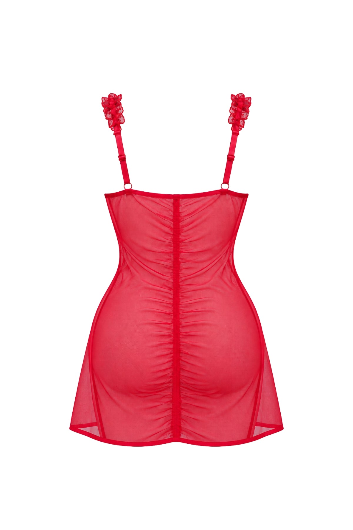 Short Sheer Lingerie with Padded